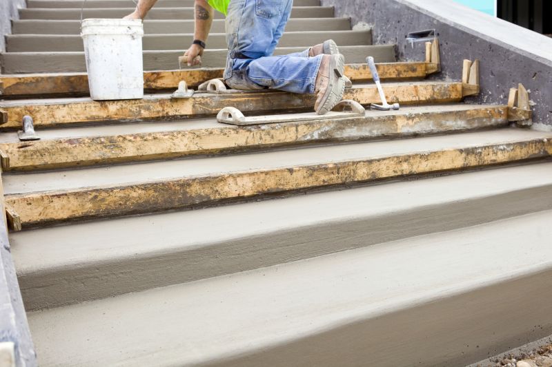 Concrete Stair Stamping